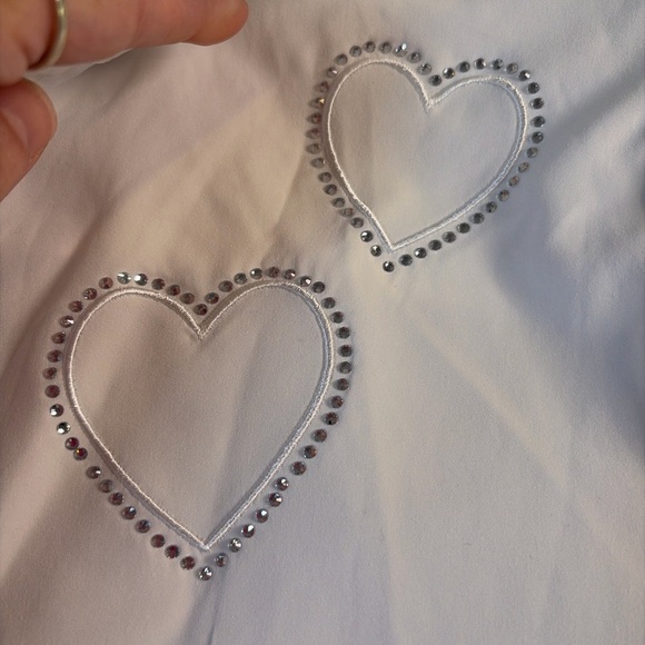 White Puff Sleeve Blouse 1395 - Picture 4 of 5